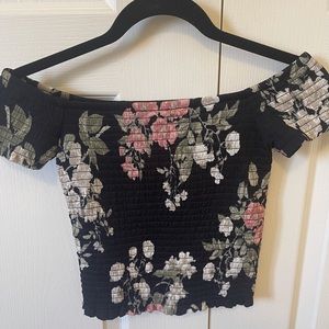 Smocked Dynamite off the shoulder top NWOT